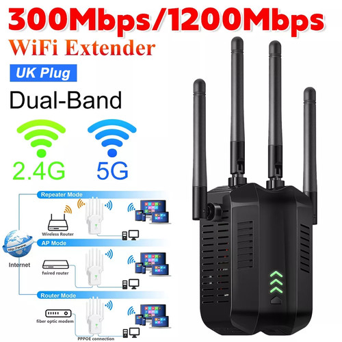 1200mbps wifi signal extender - wifi,