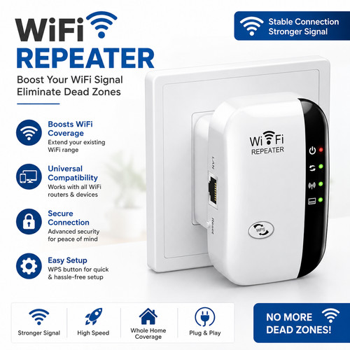 Wifi range extender - wifi, signal