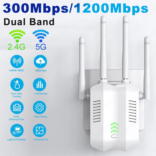 1200mbps wifi signal extender - signal,