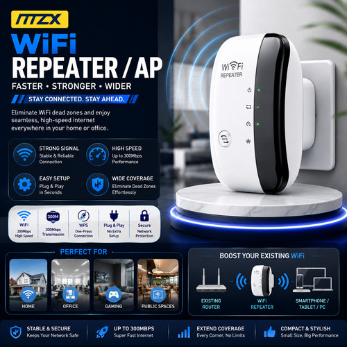 Wifi range extender signal - wifi,